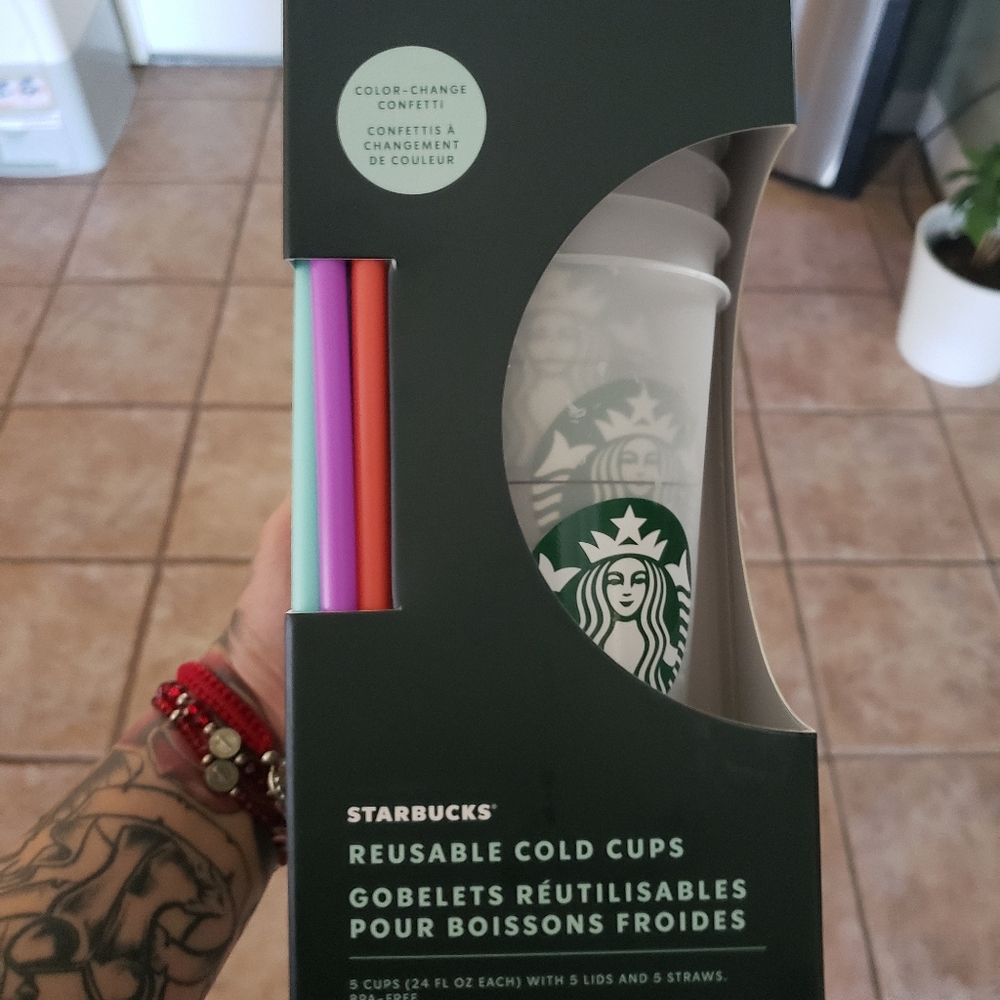 Color Changing confetti cups